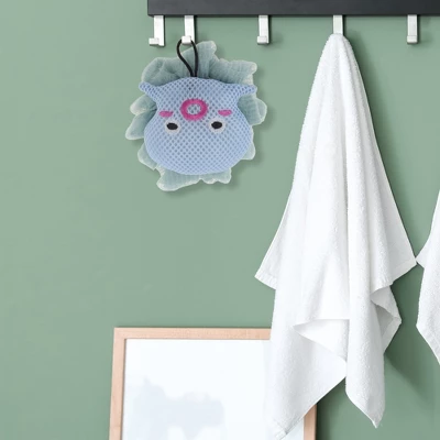 Unique Bargains Cartoon Bath Sponge Blue 1 Pc 4 Unique Bargains Cartoon Bath Sponge Blue 1 Pc - Image 4