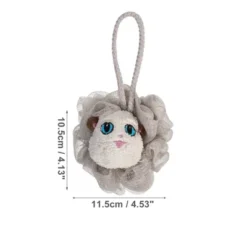 Unique Bargains Bathroom Cartoon Bath Shower Loofah Sponge 4.13"x4.53" Khaki 1 Pc -UNIQUE BARGAIN Shop GUEST 76ffa8d7 6322 4571 97c2 c6ba27469bdc