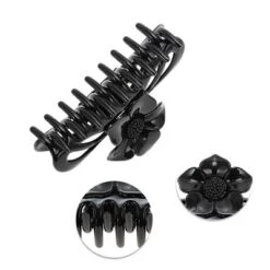 Unique Bargains Fashion Rose Flower Hair Clip Hairdo Clip 1 Pc