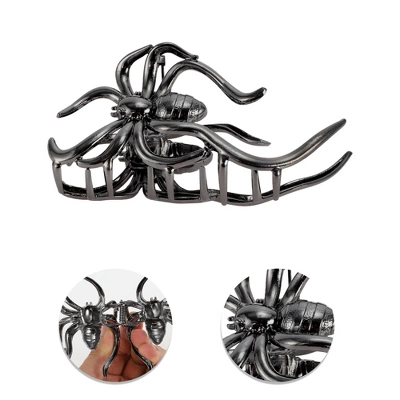 Unique Bargains Halloween Spider Style Hair Clips 4.33" Length 1 Pc 2 Unique Bargains Halloween Spider Style Hair Clips 4.33" Length 1 Pc - Image 2