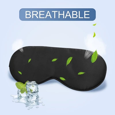 Unique Bargains Soft Silk Travel Eyes Pad Sleeping Eye Shade Cover Blindfold Eye Masks 1Pc 1 Unique Bargains Soft Silk Travel Eyes Pad Sleeping Eye Shade Cover Blindfold Eye Masks 1Pc