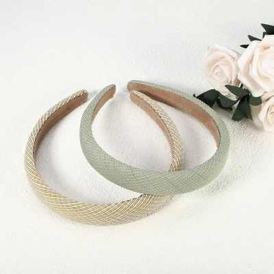 Unique Bargains Women's Anti Slip Fashion Pastoral Stripe Headbands 0.87" Wide 2 Pcs 4 Unique Bargains Women's Anti Slip Fashion Pastoral Stripe Headbands 0.87" Wide 2 Pcs - Image 4