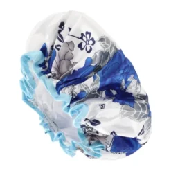 Unique Bargains Women Double Layer Flowers Shower Cap Blue White 1 Pc -UNIQUE BARGAIN Shop GUEST 7aa5139f fa3c 426c a1bf cb2fceb355c3