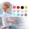 Unique Bargains Girls Hair Clips Grosgrain Ribbon Flower Baby Hair Accessories 12 Pcs