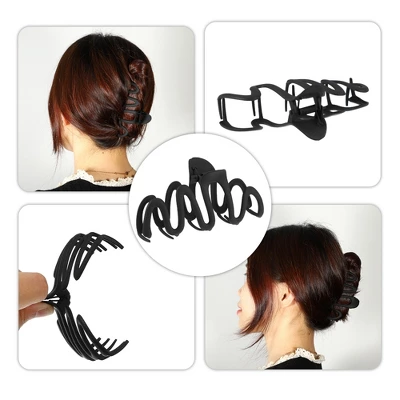 Unique Bargains Women's Metal Hair Claws 4.09"x2.13"x1.02" 1Pc 4 Unique Bargains Women's Metal Hair Claws 4.09"x2.13"x1.02" 1Pc - Image 4