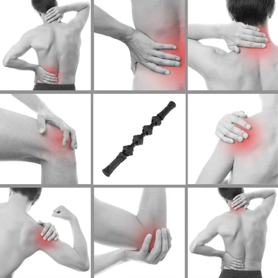 Unique Bargains Comfortable Roller Manual Massager Tools 18.9"x1.97"x1.97" 1 Pc 4 Unique Bargains Comfortable Roller Manual Massager Tools 18.9"x1.97"x1.97" 1 Pc - Image 4