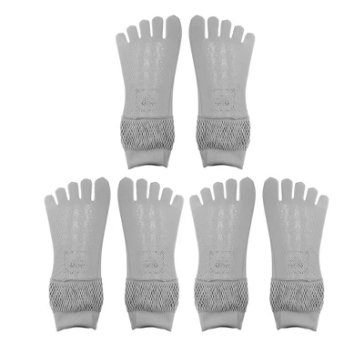 Unique Bargains Invisible Five Fingers Socks Hollow Out Breathable Soft Fashion No Show Socks For Women 3 Pairs 10 Unique Bargains Invisible Five Fingers Socks Hollow Out Breathable Soft Fashion No Show Socks For Women 3 Pairs - Image 10