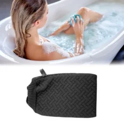 Unique Bargains Gloves Bath Towel For Bathroom 14x24cm 1 Pc