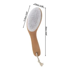 Unique Bargains Curved Handle Bath Brush 9.84" Length White 1 Pc -UNIQUE BARGAIN Shop GUEST 7f3f1495 a592 452a a845 81e2ed8b6c8e