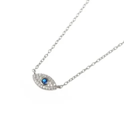 Unique Bargains 925 Sterling Silver Eye Pendant Necklace Choker For Women Girl -UNIQUE BARGAIN Shop GUEST 7faa7500 ae24 43e5 b214 38235c3c2d13