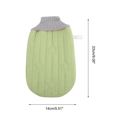 Unique Bargains Double-sided Gloves Bath Towel For Bathroom 5.51"x9.06" 1 Pc 3 Unique Bargains Double-sided Gloves Bath Towel For Bathroom 5.51"x9.06" 1 Pc - Image 3