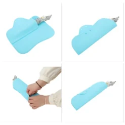 Unique Bargains Women's Folding Heat Resistant Curling Iron Mat 1 Pc