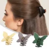 Unique Bargains 12 Pcs Butterfly Claw Clip Hair Clips Hair Accessories For Women Multicolor