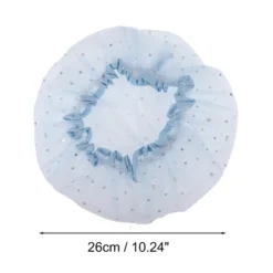 Unique Bargains Women's Portable Shower Cap For Bathroom 1 Pc