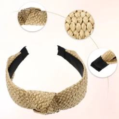 Unique Bargains Non-slip Fashion Woven Wide Headband 1.5" Black Beige 3 Pcs -UNIQUE BARGAIN Shop GUEST 81eec457 a817 40a8 bd6c 546bc7827cdc