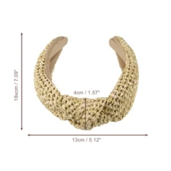 Unique Bargains Women's Bohemian Style Knotted Straw Rattan Sponge Headband Khaki Pink 2 Pcs -UNIQUE BARGAIN Shop GUEST 82545ef2 6f58 4e6b bfc0 3a40071eb99d