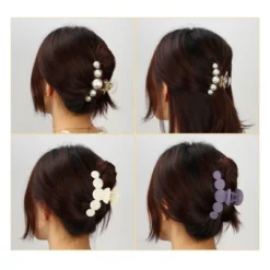 Unique Bargains Women's Plastic Claw Hair Clips Barrettes White Brown Light Orange 3.94''x1.54''x1.77'' 3Pcs -UNIQUE BARGAIN Shop GUEST 83300846 681a 40bb a26c fbf829eecc45