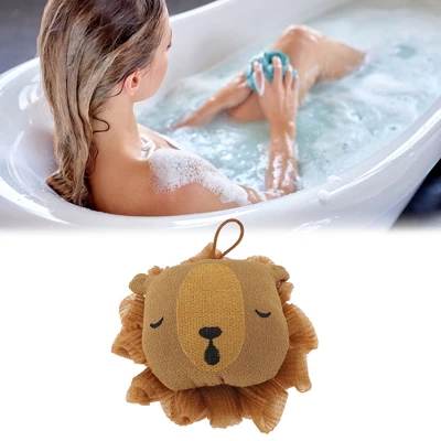 Unique Bargains Cartoon Bath Sponge Brown 1 Pc 1 Unique Bargains Cartoon Bath Sponge Brown 1 Pc