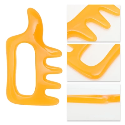 Unique Bargains Comfortable Head Massage Comb Yellow 1 Pc 2 Unique Bargains Comfortable Head Massage Comb Yellow 1 Pc - Image 2