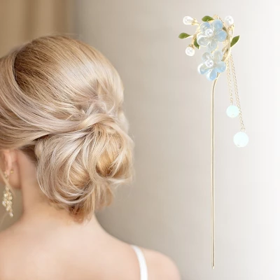 Unique Bargains Women's Floral Hair Stick Pin 1 Pc 1 Unique Bargains Women's Floral Hair Stick Pin 1 Pc