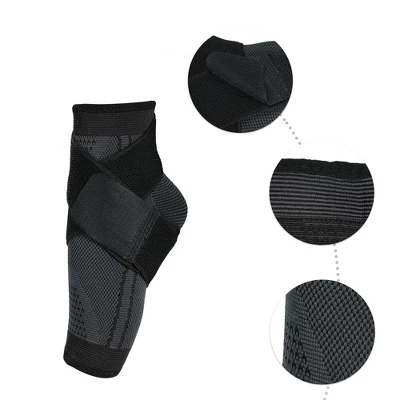 Unique Bargains Sports Running Adjustable Breathable Ankle Support Braces With Strap 1 Pc 2 Unique Bargains Sports Running Adjustable Breathable Ankle Support Braces With Strap 1 Pc - Image 2