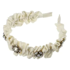 Unique Bargains Women's Rhinestone Pleated Headband Faux Pearl Headband 1 Pc -UNIQUE BARGAIN Shop GUEST 85ea04c0 af7a 4df6 97fa c1b3fc87b511