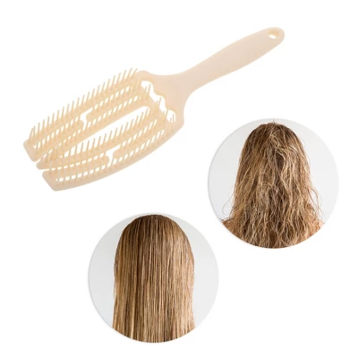 Unique Bargains Simple Portable Hollow Comb Hair Brush 1 Pc 5 Unique Bargains Simple Portable Hollow Comb Hair Brush 1 Pc - Image 5