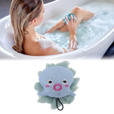Unique Bargains Cartoon Bath Sponge Blue 1 Pc 1 Unique Bargains Cartoon Bath Sponge Blue 1 Pc
