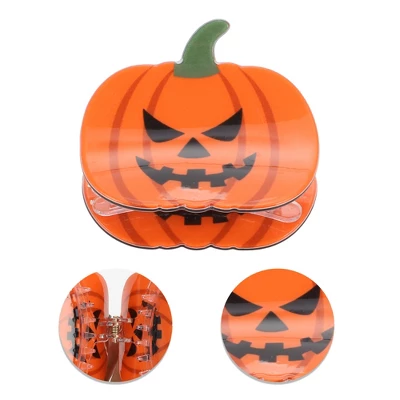Unique Bargains Halloween Pumpkin-Fierce Hair Clips 2.36" Length Black Orange 1 Pc 2 Unique Bargains Halloween Pumpkin-Fierce Hair Clips 2.36" Length Black Orange 1 Pc - Image 2