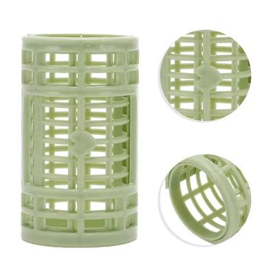 Unique Bargains Women's Heatless Voluminous Hair Roller 2.48"x1.18" Green 8pcs 2 Unique Bargains Women's Heatless Voluminous Hair Roller 2.48"x1.18" Green 8pcs - Image 2
