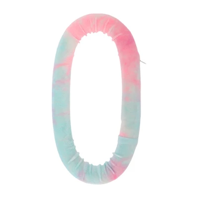 Unique Bargains Women's Tie-dye Hair Rollers 11.42"x5.31" Pink White 1pc 6 Unique Bargains Women's Tie-dye Hair Rollers 11.42"x5.31" Pink White 1pc - Image 6