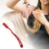 Unique Bargains Durable Straight Shave For Hair Styling Red 1 Pc