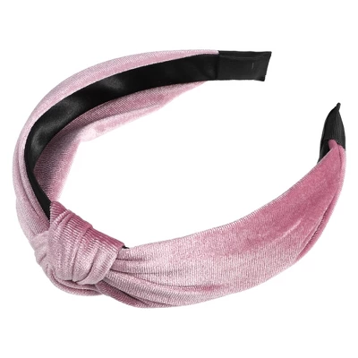 Unique Bargains Women's Velvet Knotted Headbands Hairband 1.2" Wide 15 Unique Bargains Women's Velvet Knotted Headbands Hairband 1.2" Wide - Image 15