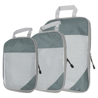 Unique Bargains Luggage Organizer Travel Bags For Travel Gray 1 Set 6 Unique Bargains Luggage Organizer Travel Bags For Travel Gray 1 Set - Image 6