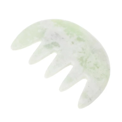 Unique Bargains Five-tooth Head Massage Comb White Green 1 Pc 4 Unique Bargains Five-tooth Head Massage Comb White Green 1 Pc - Image 4