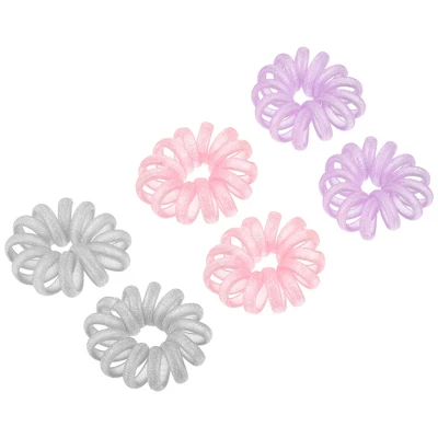 Unique Bargains Spiral Hair Ties Coil Hair Ties Hair Accessories For Women 6 Pcs 7 Unique Bargains Spiral Hair Ties Coil Hair Ties Hair Accessories For Women 6 Pcs - Image 7
