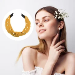 Unique Bargains Women's Satin Knotted Pearl Headband 1.1 Inch Wide 1 Pc -UNIQUE BARGAIN Shop GUEST 8cc876b5 61f3 4ad4 ae6d dbdeb52a98ab