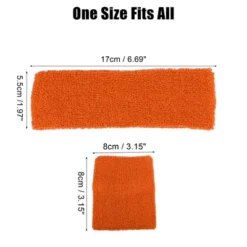Unique Bargains Stretchy Cotton Blend Sweat Absorbing Sport Headband Wristband Orange 3 Pcs 7 Unique Bargains Stretchy Cotton Blend Sweat Absorbing Sport Headband Wristband Orange 3 Pcs -UNIQUE BARGAIN Shop GUEST 8d0874dc 2f42 4a2d b510 eb31e1e169f8