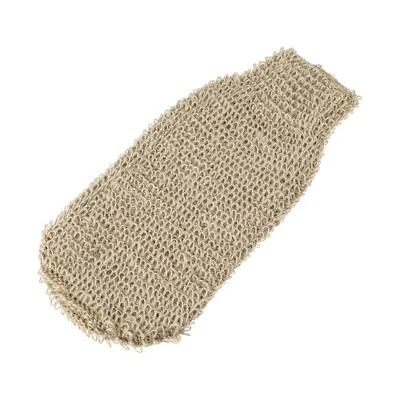 Unique Bargains Bathroom Jute Shower Gloves 9.65"x4.53" Brown 1 Pc 6 Unique Bargains Bathroom Jute Shower Gloves 9.65"x4.53" Brown 1 Pc - Image 6