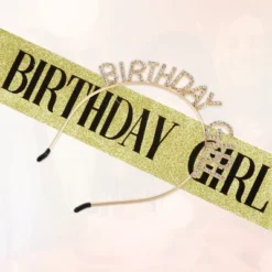 Unique Bargains Birthday Letter Sash Headband Gold Tone White Black 9 Unique Bargains Birthday Letter Sash Headband Gold Tone White Black -UNIQUE BARGAIN Shop GUEST 8d3d2b58 0c10 44f2 b7b1 e8ea7eb9810e