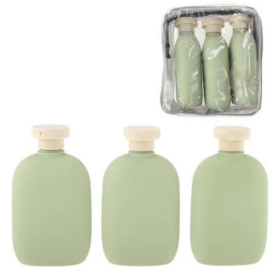 Unique Bargains Refillable Flip Cap Travel Container Set 260ml 3 Pcs 8 Unique Bargains Refillable Flip Cap Travel Container Set 260ml 3 Pcs - Image 8