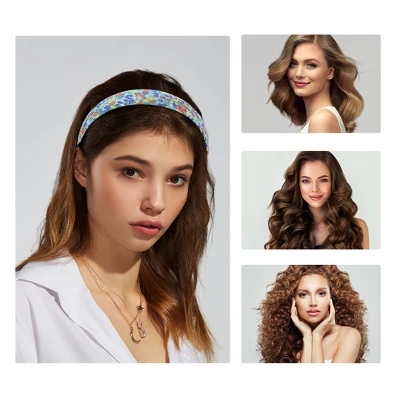 Unique Bargains Women's Fashion Party Wedding Different Designs Headbands Set Multicolored 3 Pcs 3 Unique Bargains Women's Fashion Party Wedding Different Designs Headbands Set Multicolored 3 Pcs - Image 3