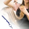 Unique Bargains Durable Haircut Comb With Blades For Hair Styling Blue 1 Pc