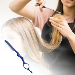 Unique Bargains Durable Haircut Comb With Blades For Hair Styling Blue 1 Pc