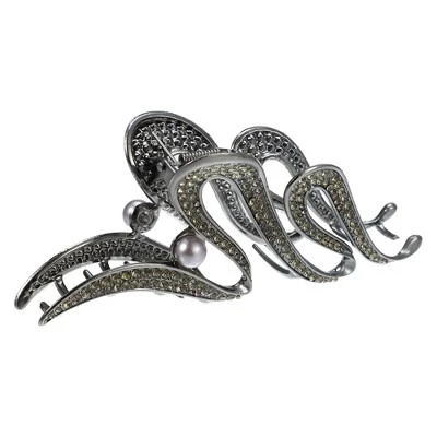 Unique Bargains Women's Metal Hair Claws 5.47"x2.32"x1.61" 1Pc 6 Unique Bargains Women's Metal Hair Claws 5.47"x2.32"x1.61" 1Pc - Image 6