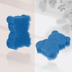 Unique Bargains Soft Silicone Body Scrubber Sensory Brushes 1 Pc