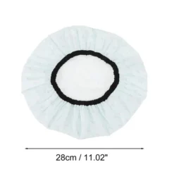 Unique Bargains Women's Double Layer Butterfly Bath Cap 1 Pc