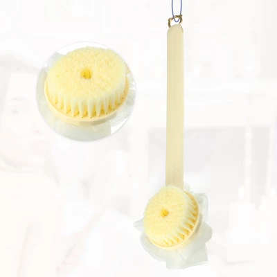 Unique Bargains Double-sided Long Handle With Bath Flower Bath Brush 14.96"x3.94"x2.76" 1 Pc 4 Unique Bargains Double-sided Long Handle With Bath Flower Bath Brush 14.96"x3.94"x2.76" 1 Pc - Image 4