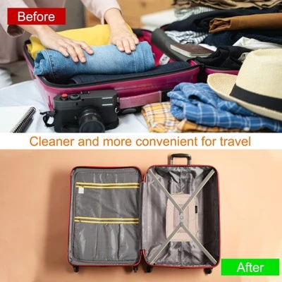 Unique Bargains Compression Packing Cube Travel Luggage Organizers Bag 1 Pc 3 Unique Bargains Compression Packing Cube Travel Luggage Organizers Bag 1 Pc - Image 3