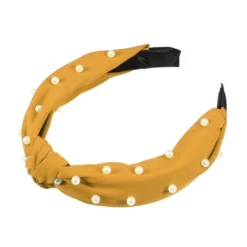Unique Bargains Women's Satin Knotted Pearl Headband 1.1 Inch Wide 1 Pc -UNIQUE BARGAIN Shop GUEST 90d21db9 a4d7 46d4 98d5 479b6e6d7292